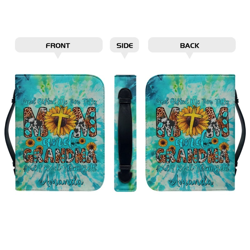 Mom & Grandma Rock Them Both Personalized Bible Cover