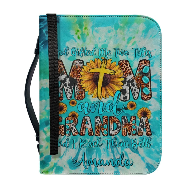 Mom & Grandma Rock Them Both Personalized Bible Cover