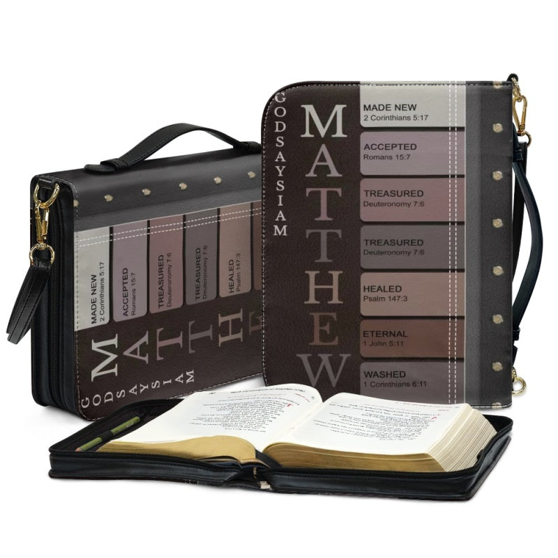 Personalized Sacred Name Meaning Bible Cover