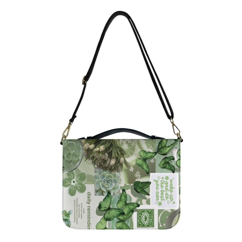 Personalized Green Butterfly Bible Cover