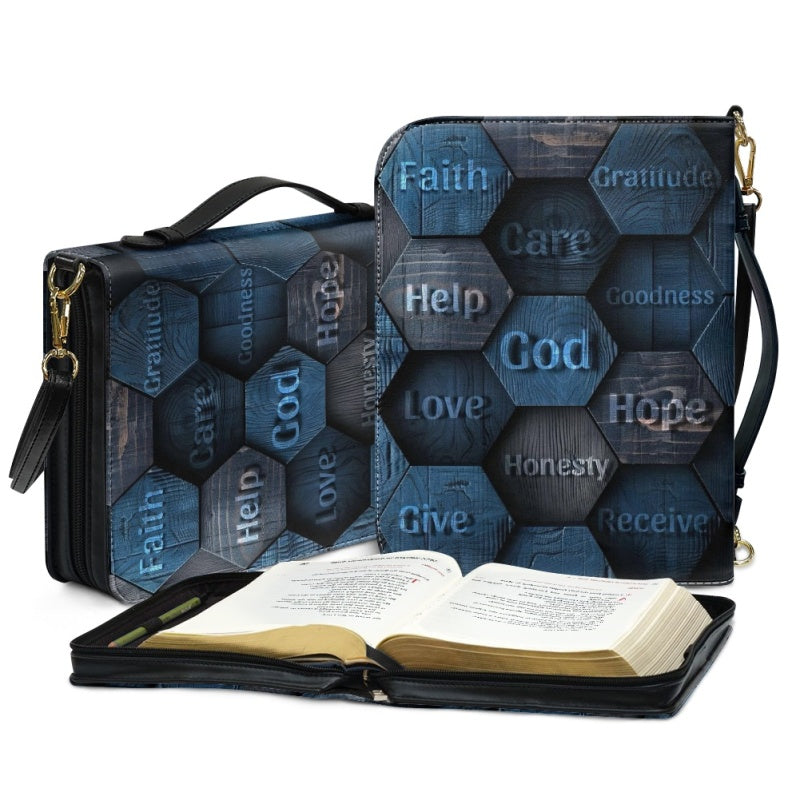 God Help Love Faith Personalized Bible Cover