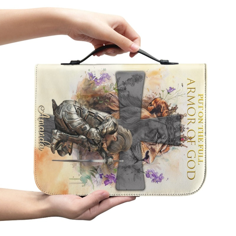 Custom Armor of God Personalized Bible Cover
