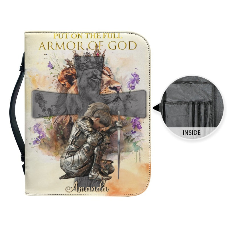 Custom Armor of God Personalized Bible Cover