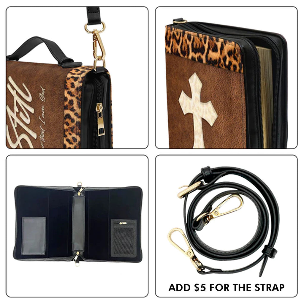 Personalized Be Still & Know Bible Cover