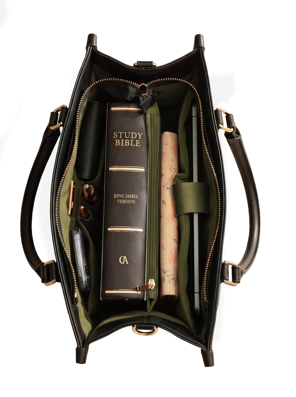 "Shepherd" Psalm 23:1 Deluxe Vegan Leather Handbag