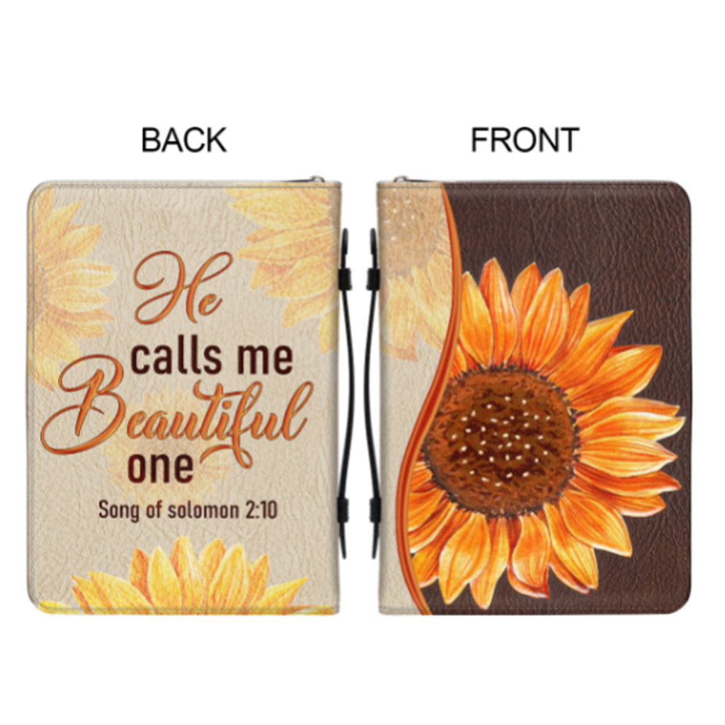 Personalized He Calls Me Beautiful Bible Cover