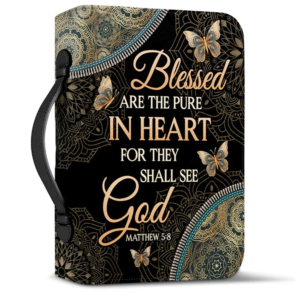 Matthew 5:8 Butterfly Mandala Bible Cover