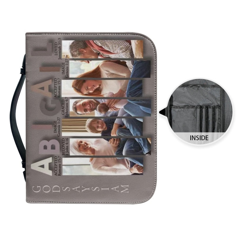 Personalized Sacred Name Meaning Bible Cover