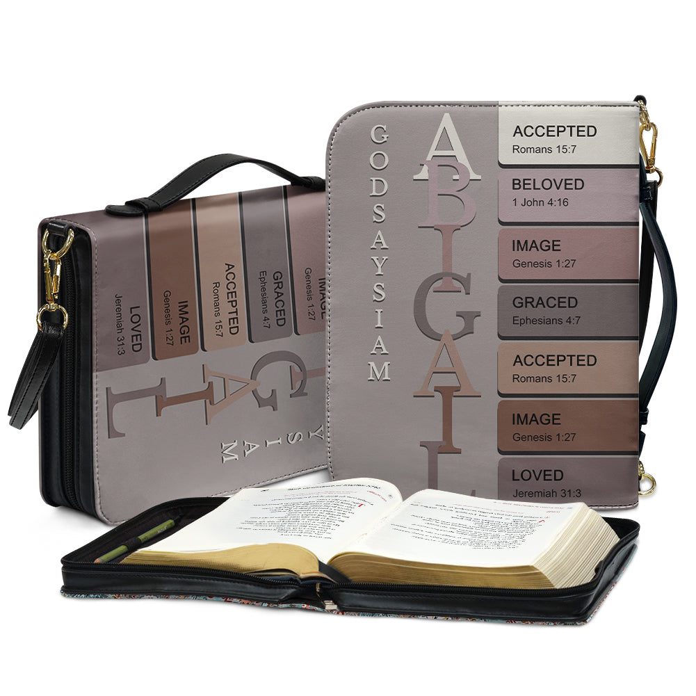 Personalized Name Meaning Bible Cover