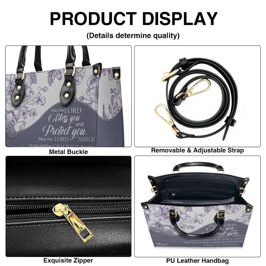 Custom Christian Leather Handbag & Clutch Set