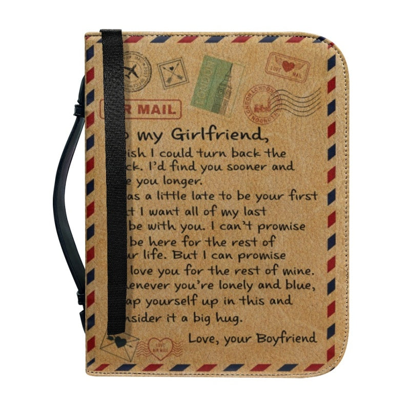 To My Girlfriend Personalized Bible Cover