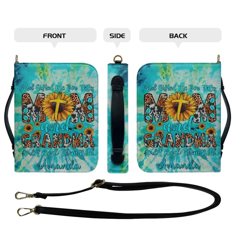 Mom & Grandma Rock Them Both Personalized Bible Cover