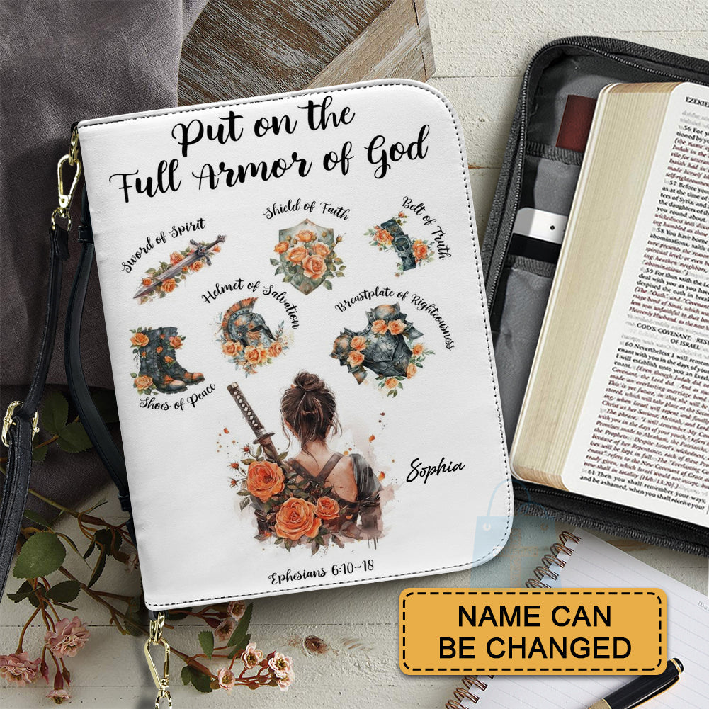 Full Armor of God Personalized Bible Cover
