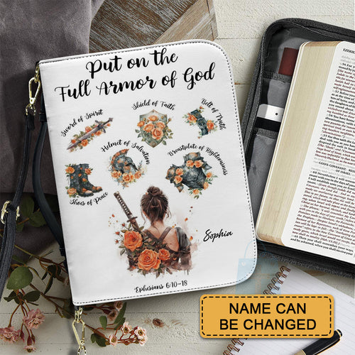 Full Armor of God Personalized Bible Cover