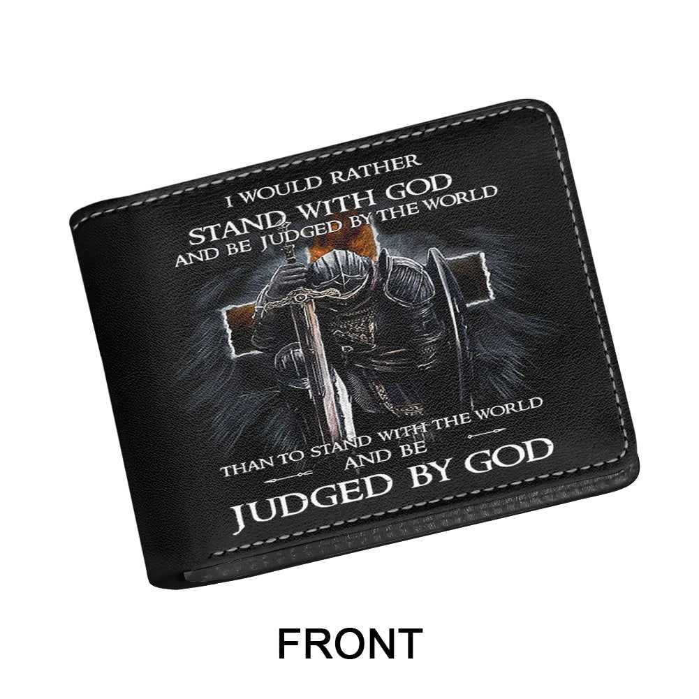 Personalized Valor of Faith Men's Wallet
