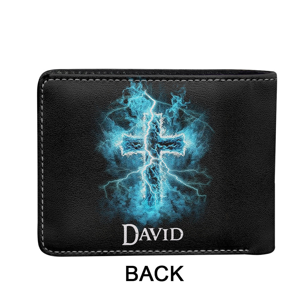 Personalized Valor of Faith Men's Wallet