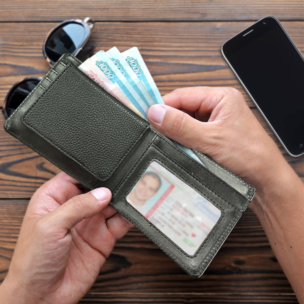 Personalized Valor of Faith Men's Wallet
