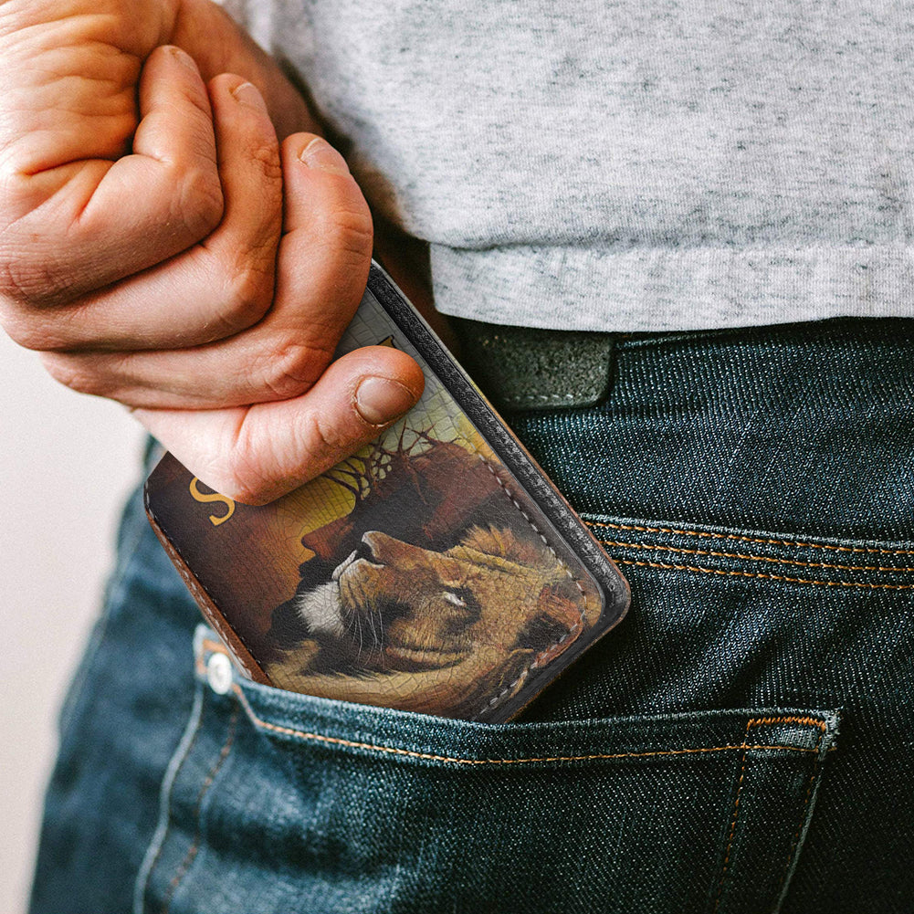 Personalized Armor of God Men's Leather Wallet
