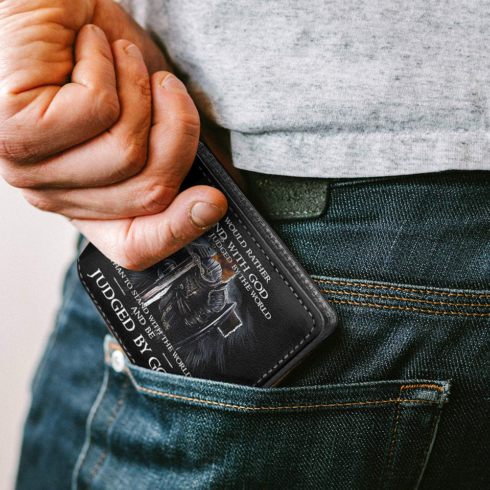 Personalized Valor of Faith Men's Wallet