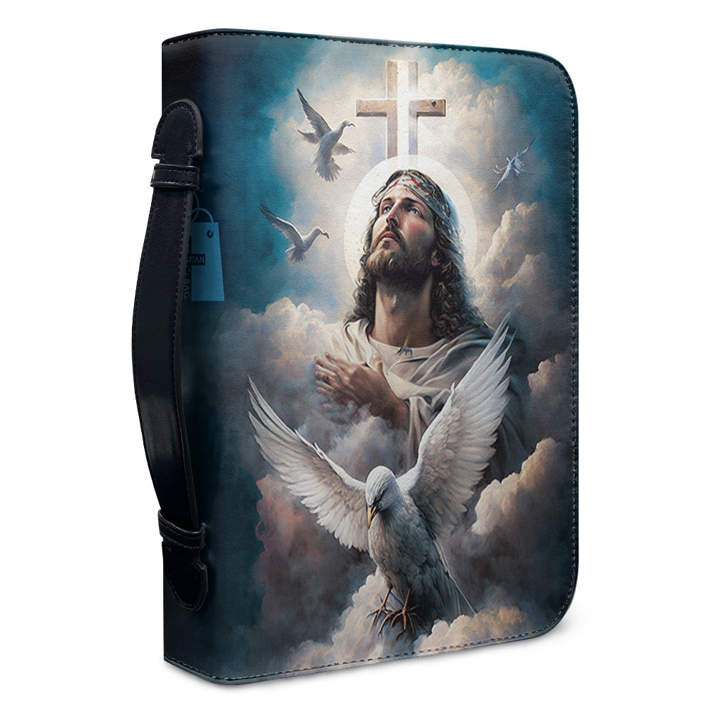 Heavenly Ascent Dove Personalized Bible Cover