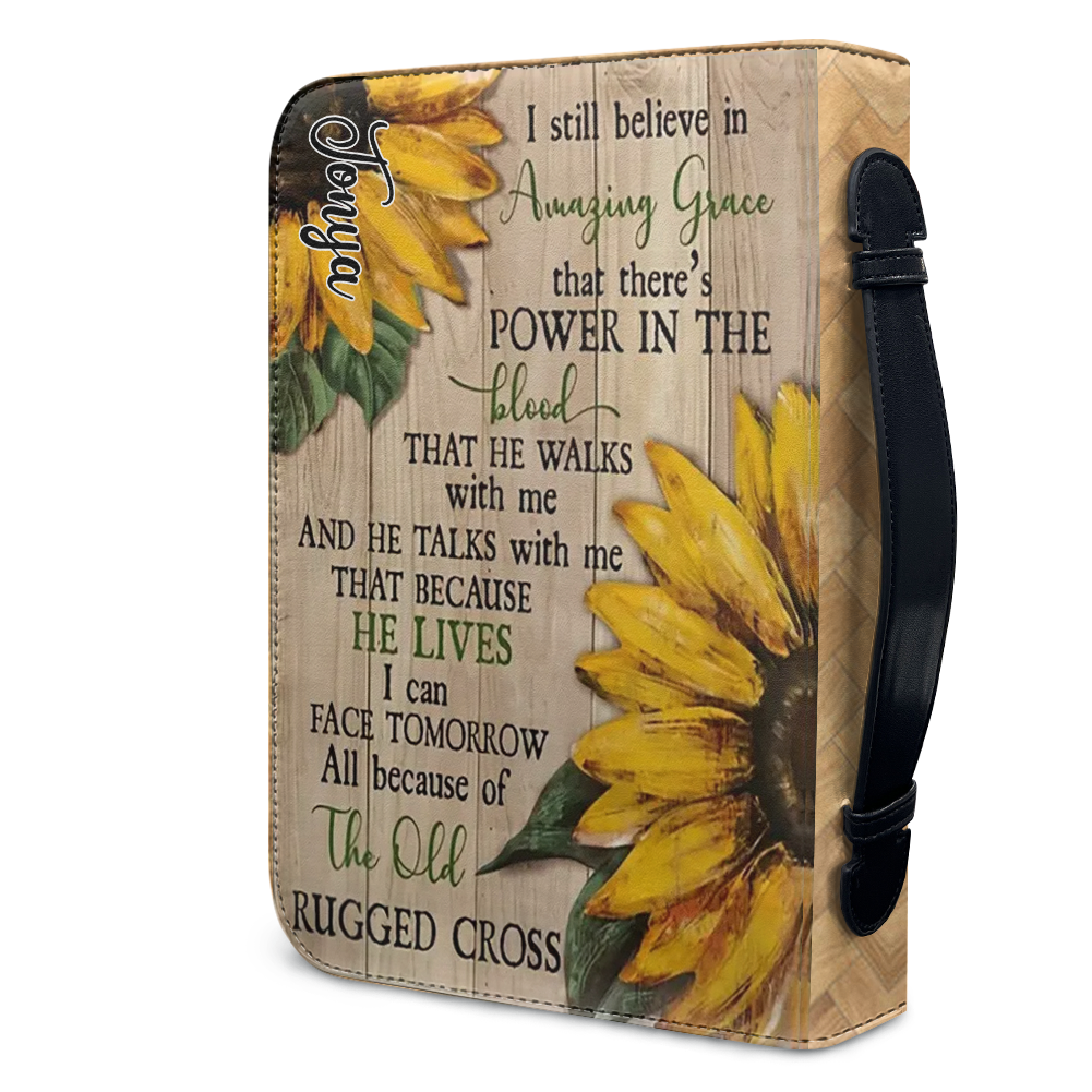 Personalized Sunflower Butterfly Bible Cover