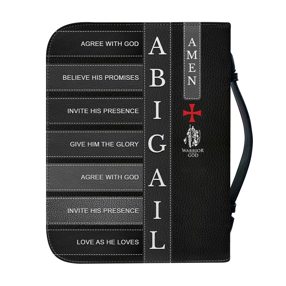 Personalized Name Bible Cover with Verses