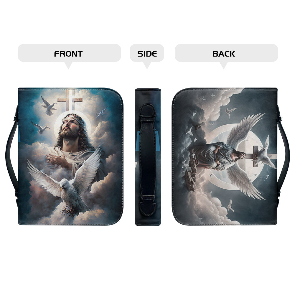Heavenly Ascent Dove Personalized Bible Cover