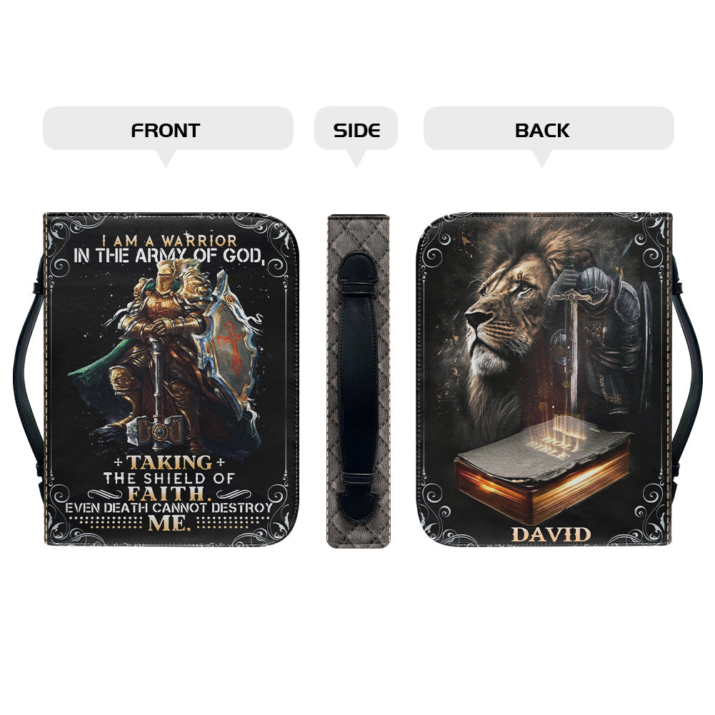 Warrior in the Army of God Custom Bible Cover