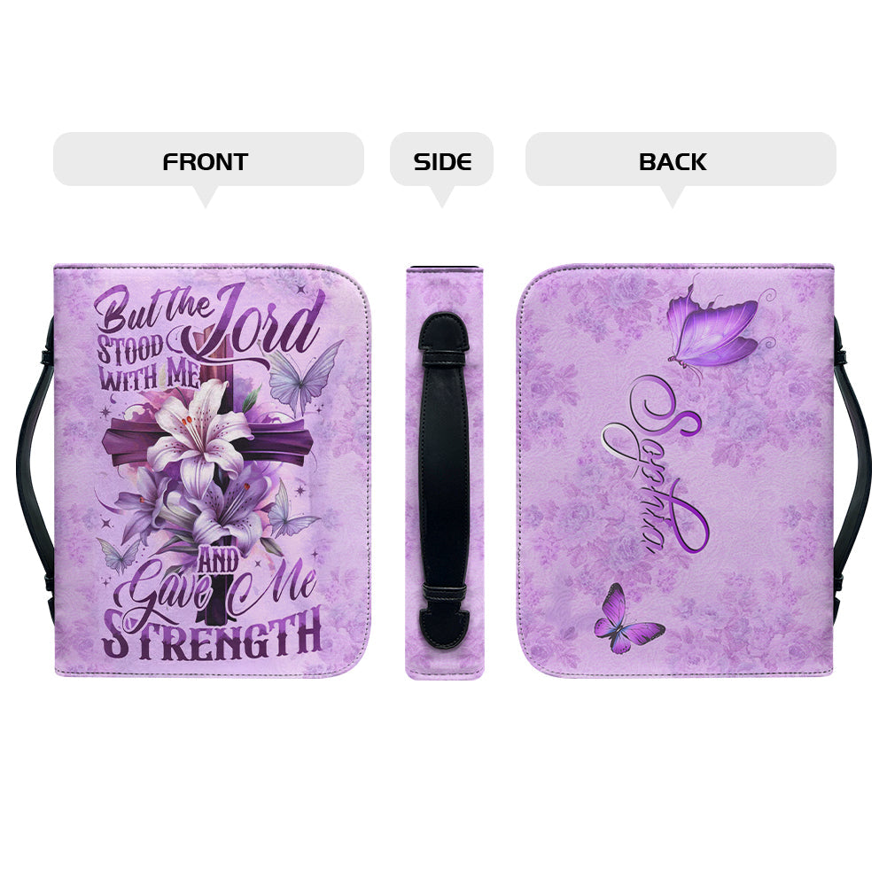 Personalized Lily Flower Bible Cover
