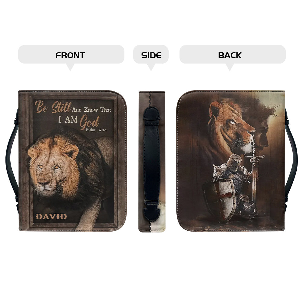 Personalized Be Still And Know God Bible Cover