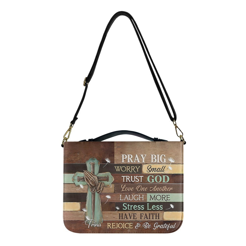 Pray Big, Trust God Personalized Bible Cover