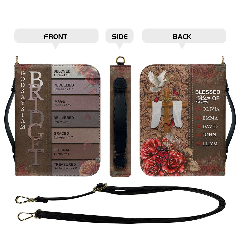 Personalized Sacred Name Meaning Bible Cover