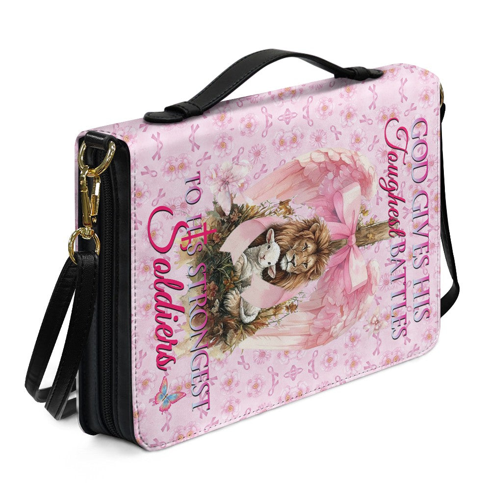 Cancer Warrior Faith Personalized Bible Cover