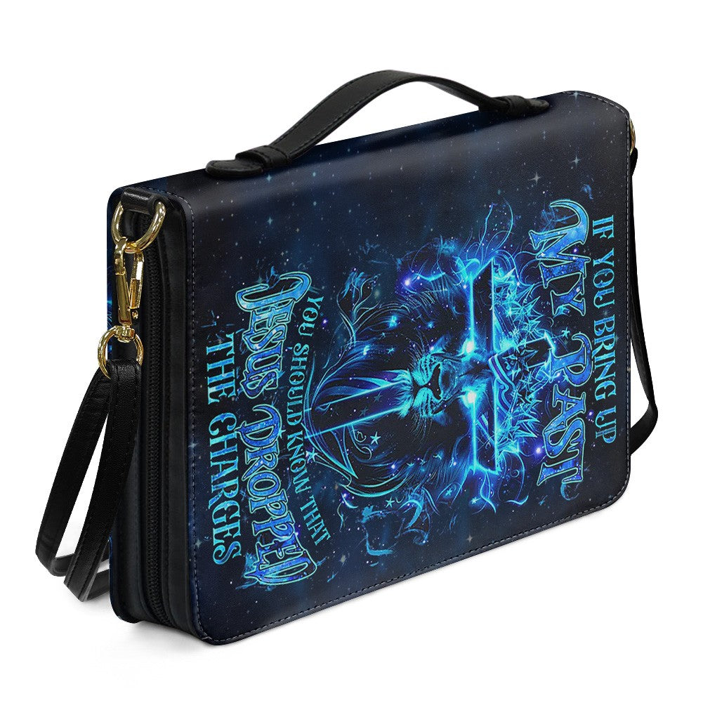 Jesus Dropped The Charges Lion Bible Cover