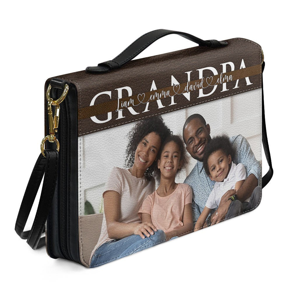 Personalized Family Photo Bible Cover