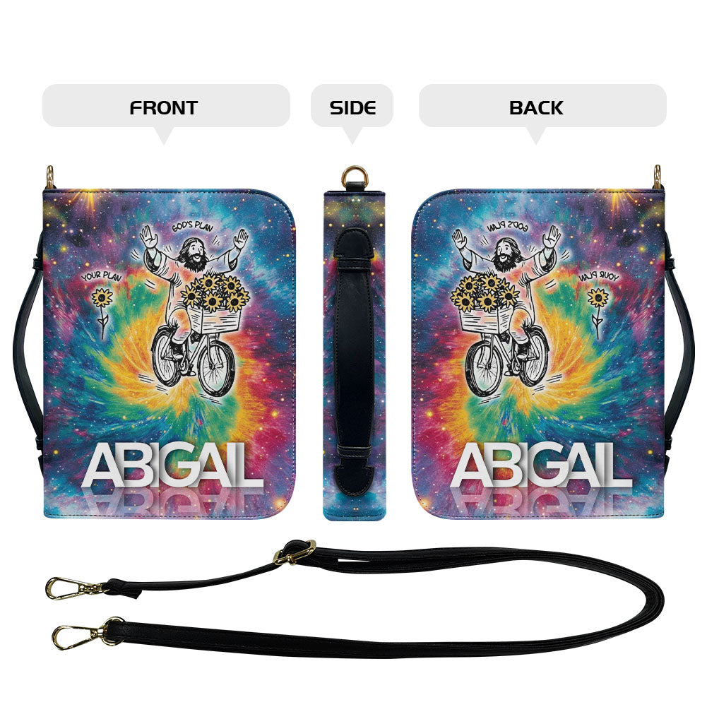 Personalized Tie-Dye God's Plans Bible Cover