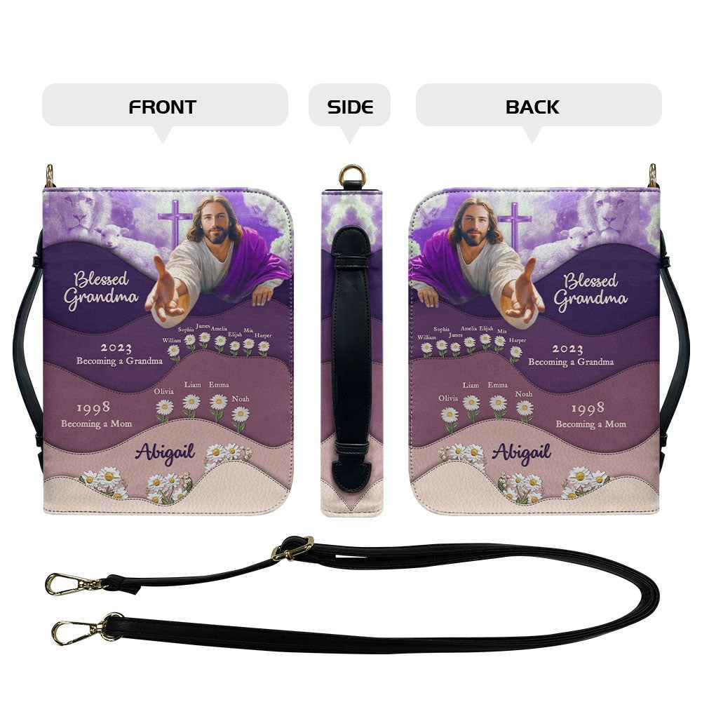 Personalized Blessed Motherhood Bible Cover