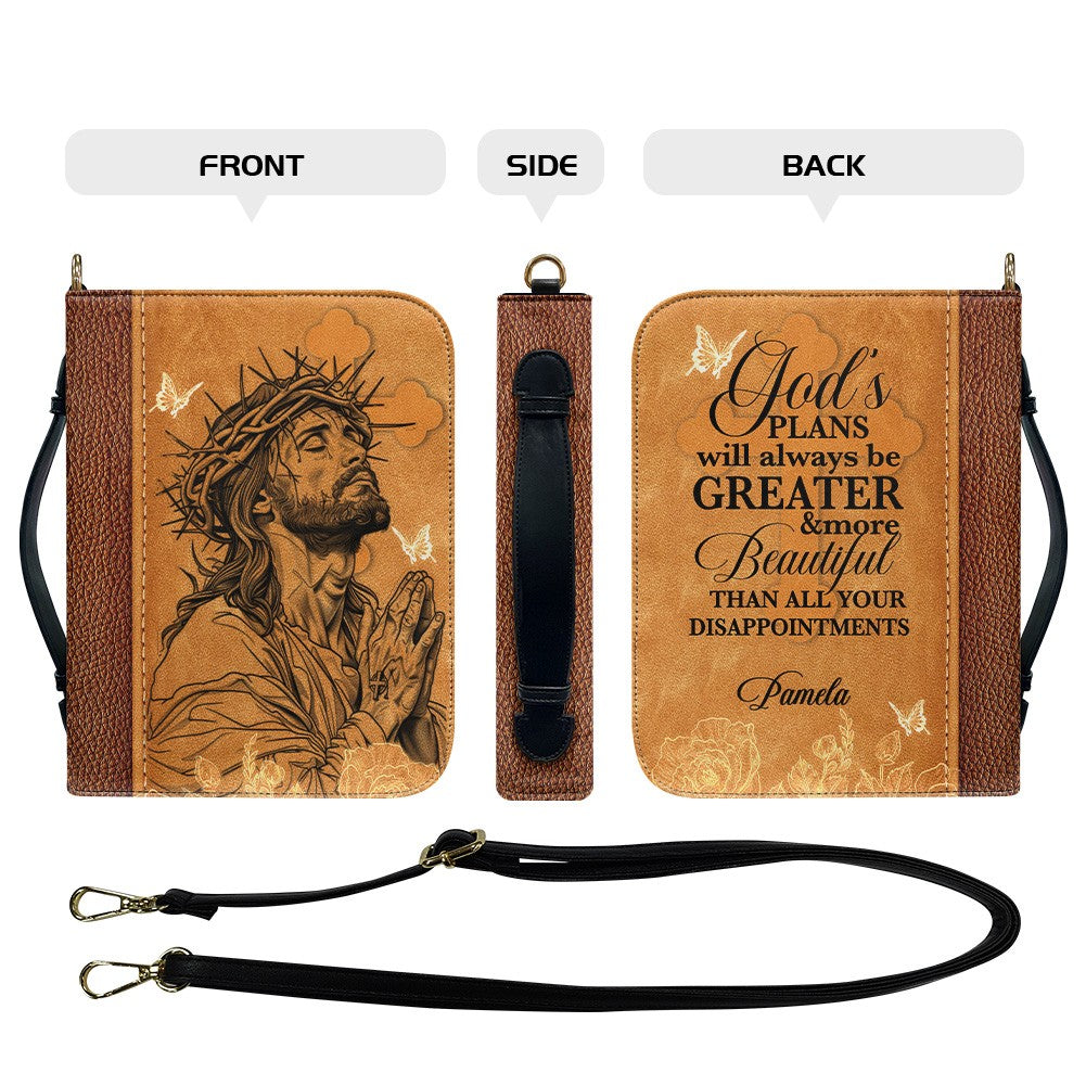 God's Plans Personalized Bible Cover with Name