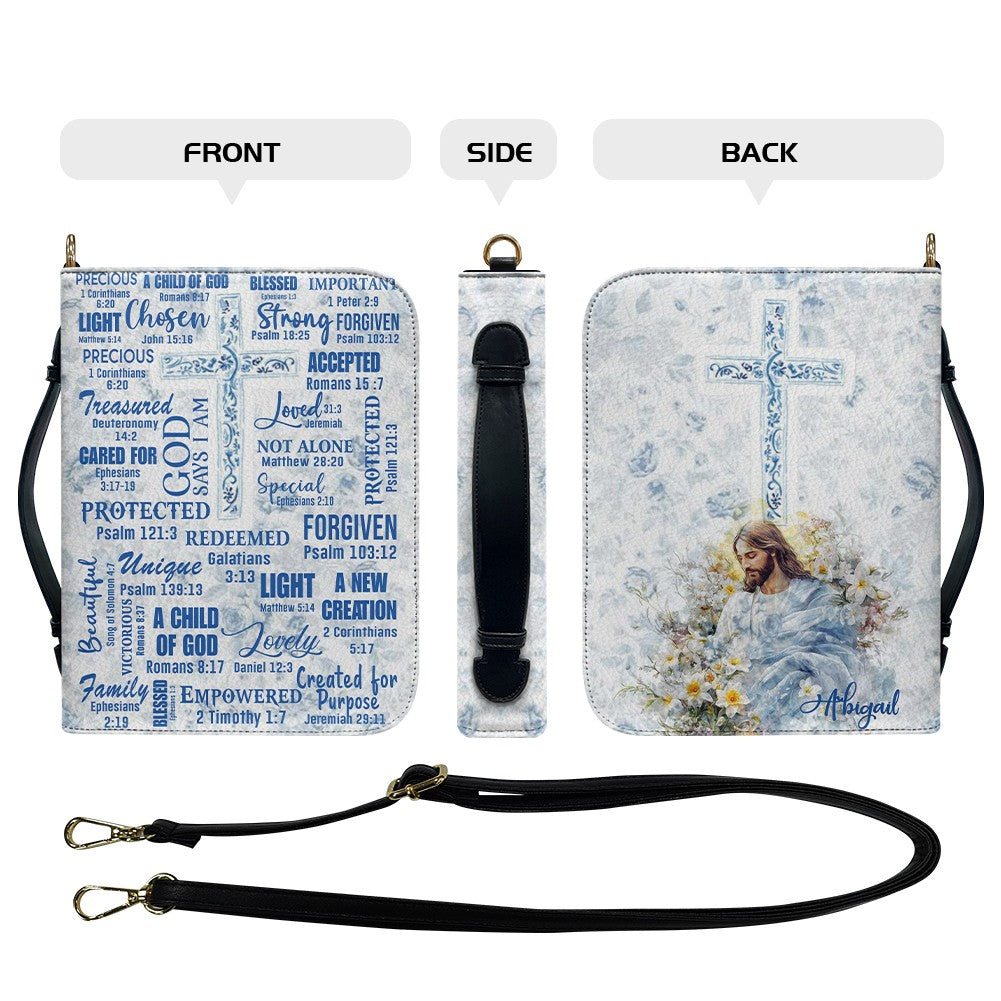 Personalized God Says I AM Bible Cover