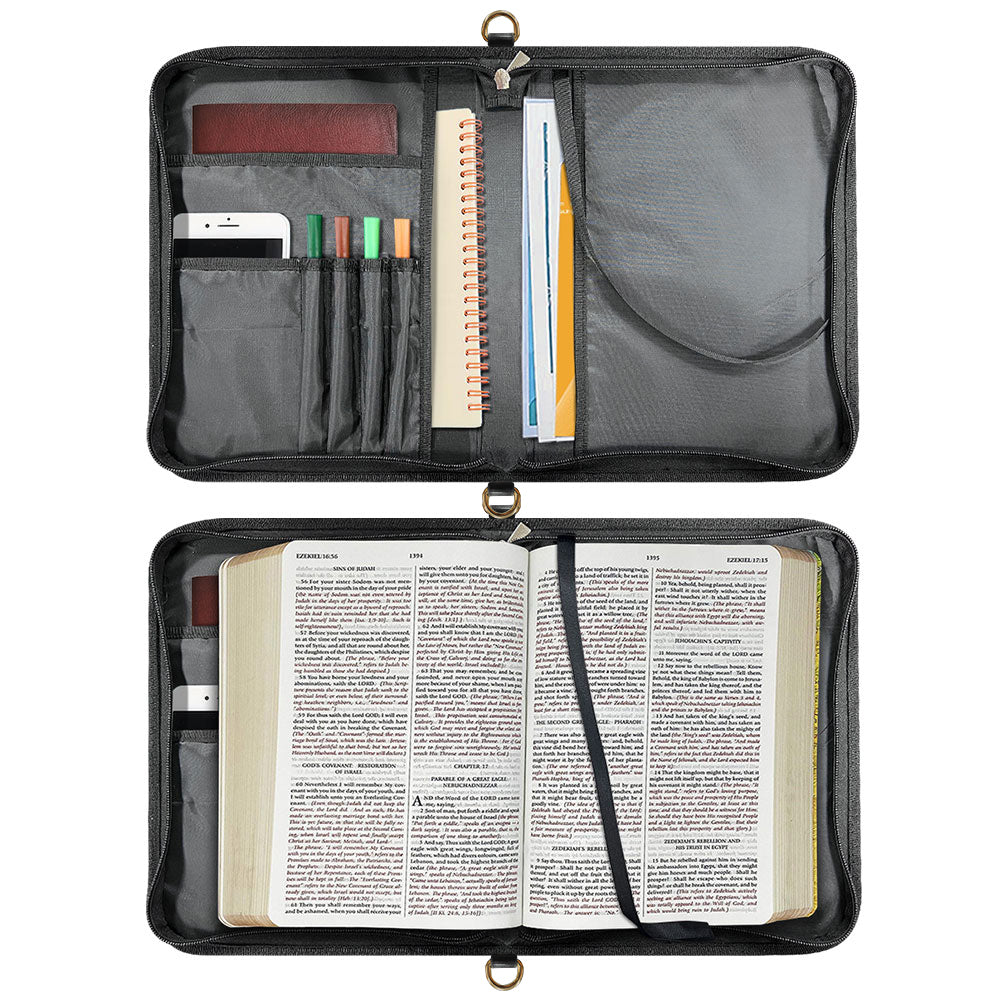 Personalized Strength & Dignity Bible Cover