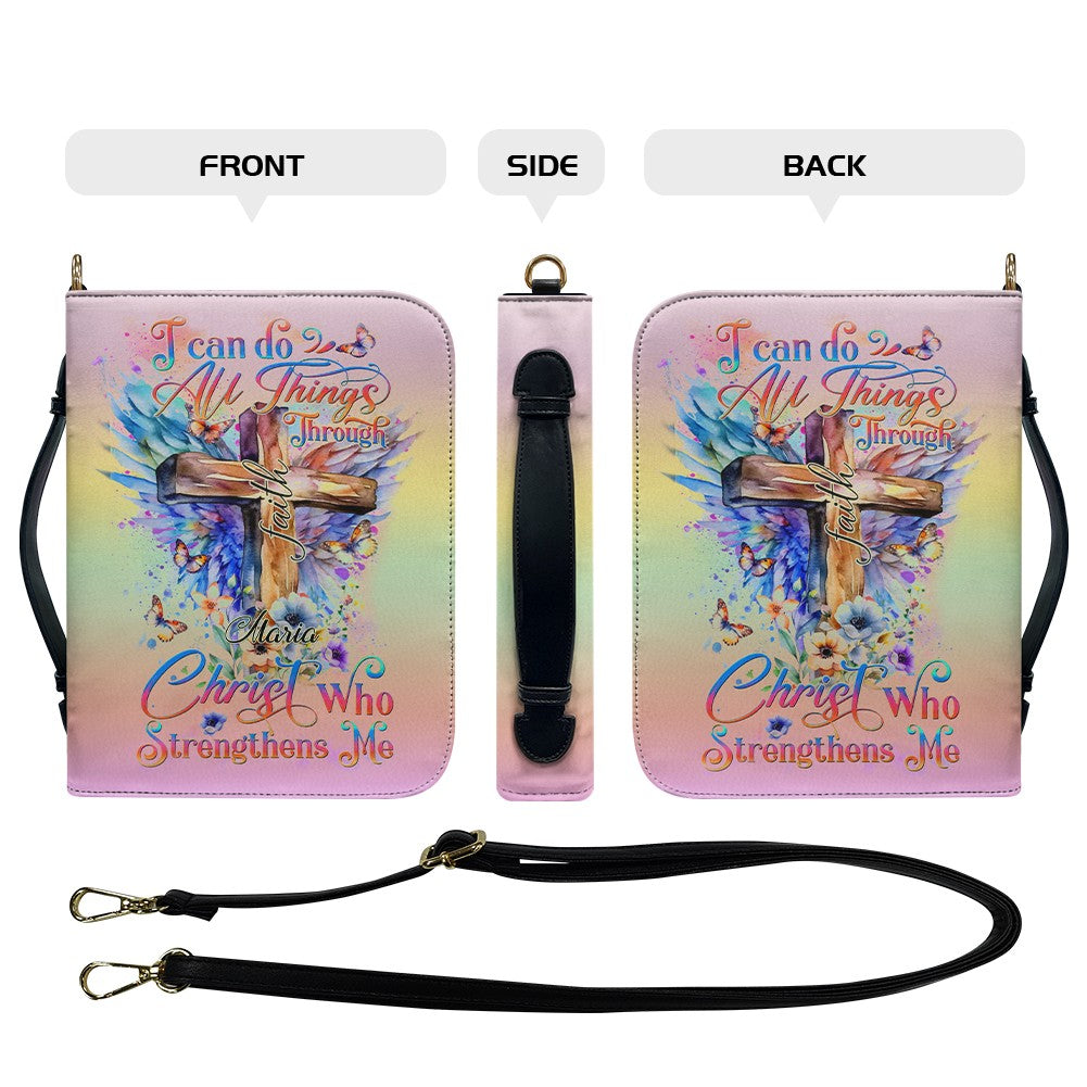 Personalized Rainbow Scripture Bible Cover