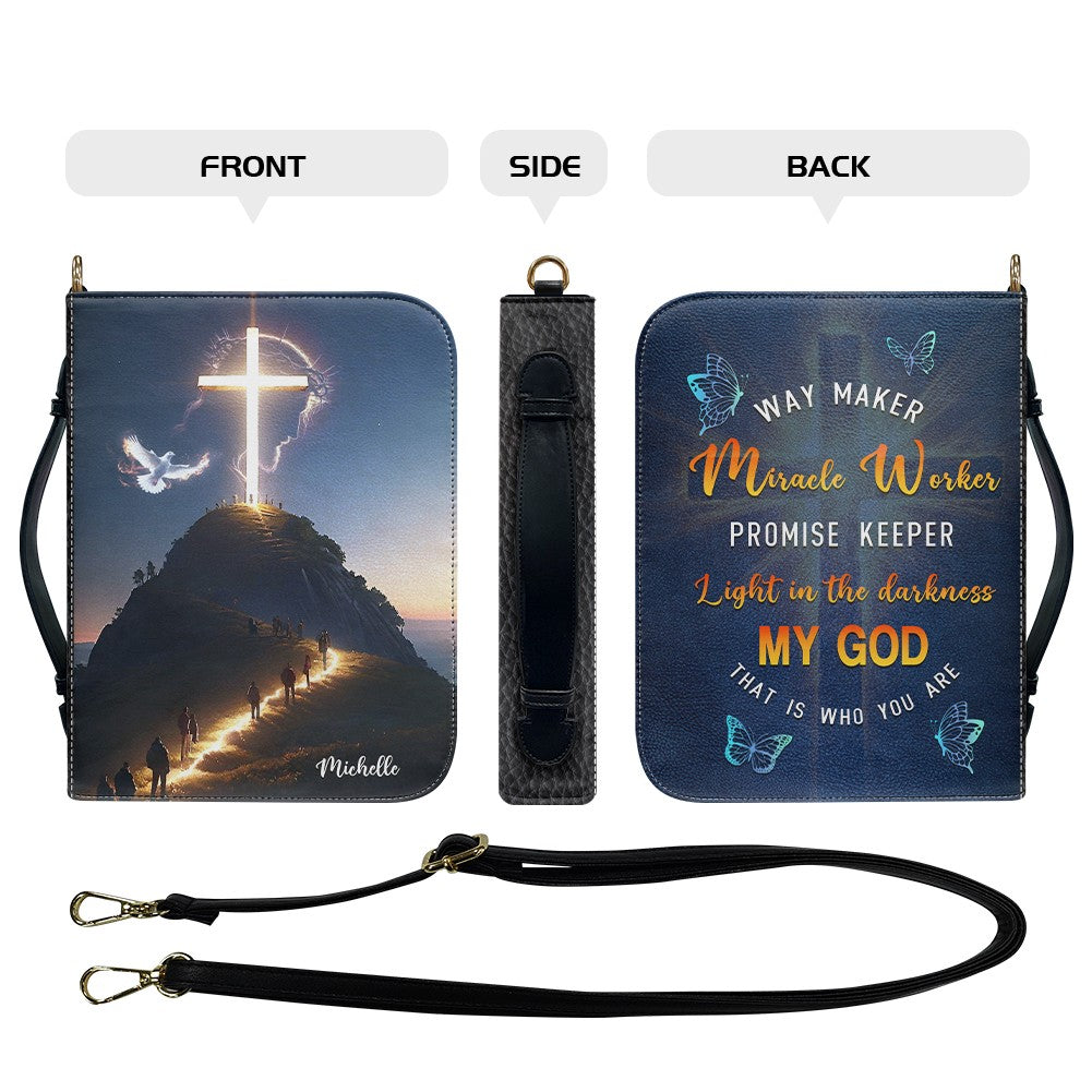 Personalized Way Maker Miracle Worker Bible Cover