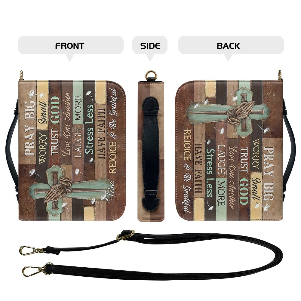 Pray Big, Trust God Personalized Bible Cover