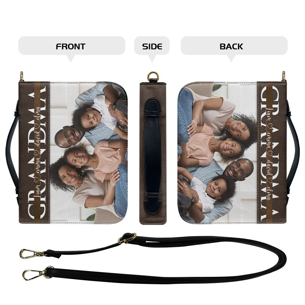 Personalized Family Photo Bible Cover