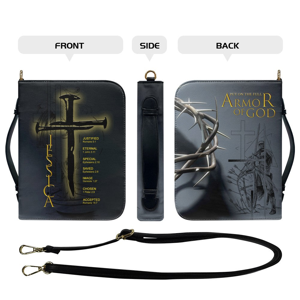 Personalized Armor of God Bible Cover