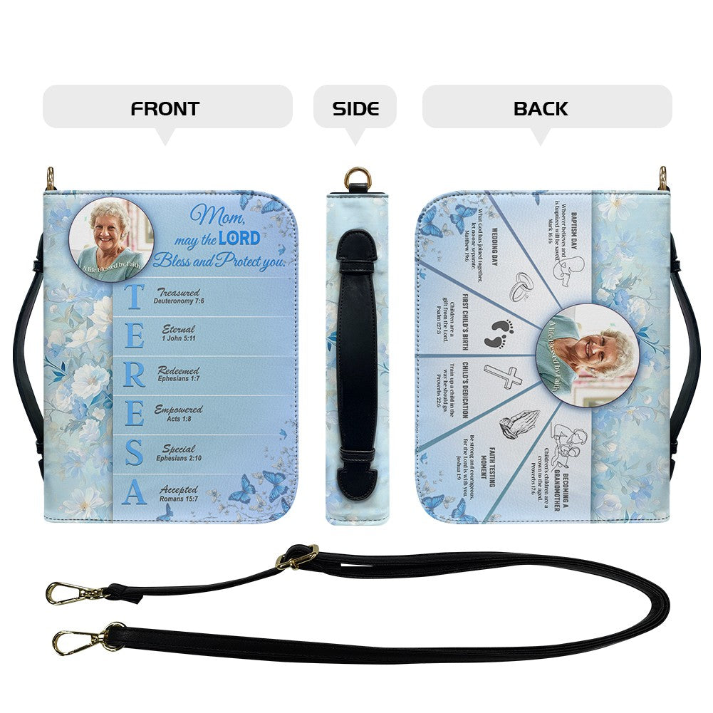 Personalized Faith Map Name Bible Cover