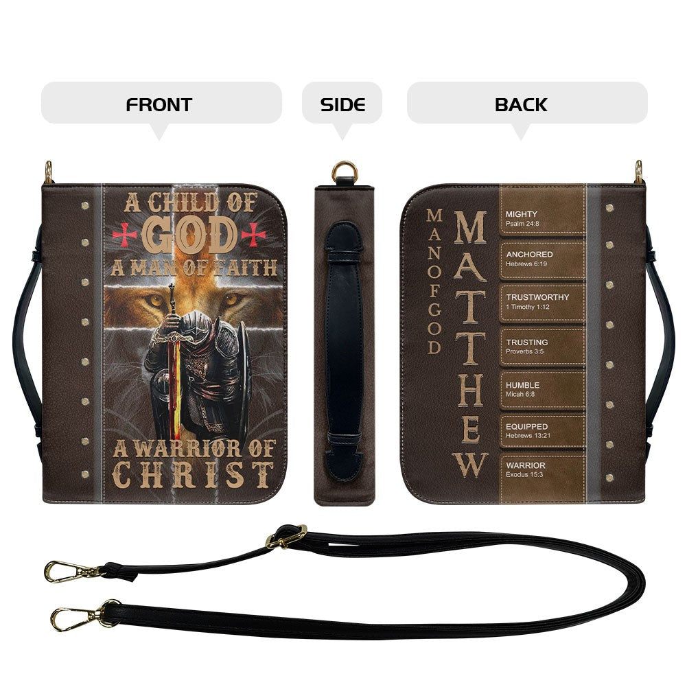 Personalized Warrior of Christ Bible Cover