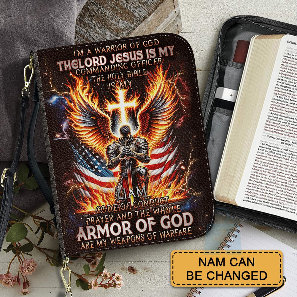 Personalized Warrior of God Bible Cover