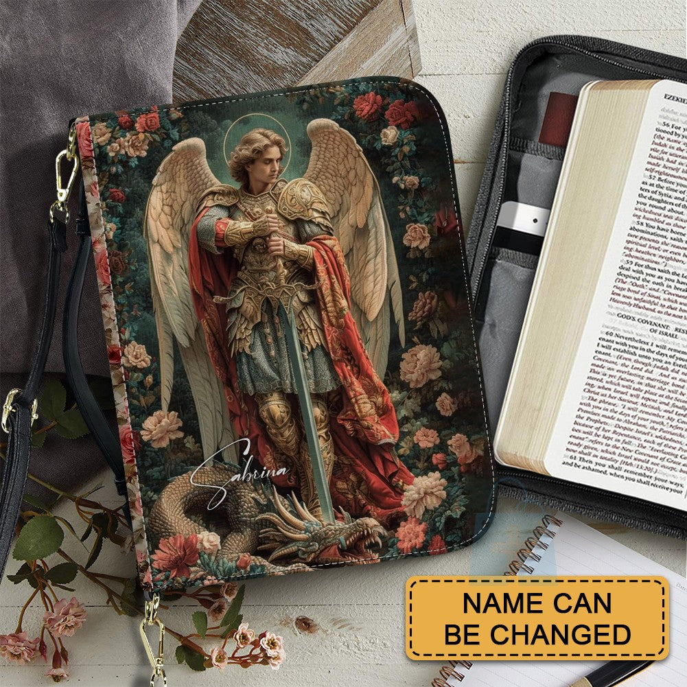 Personalized Archangel Warrior Bible Cover