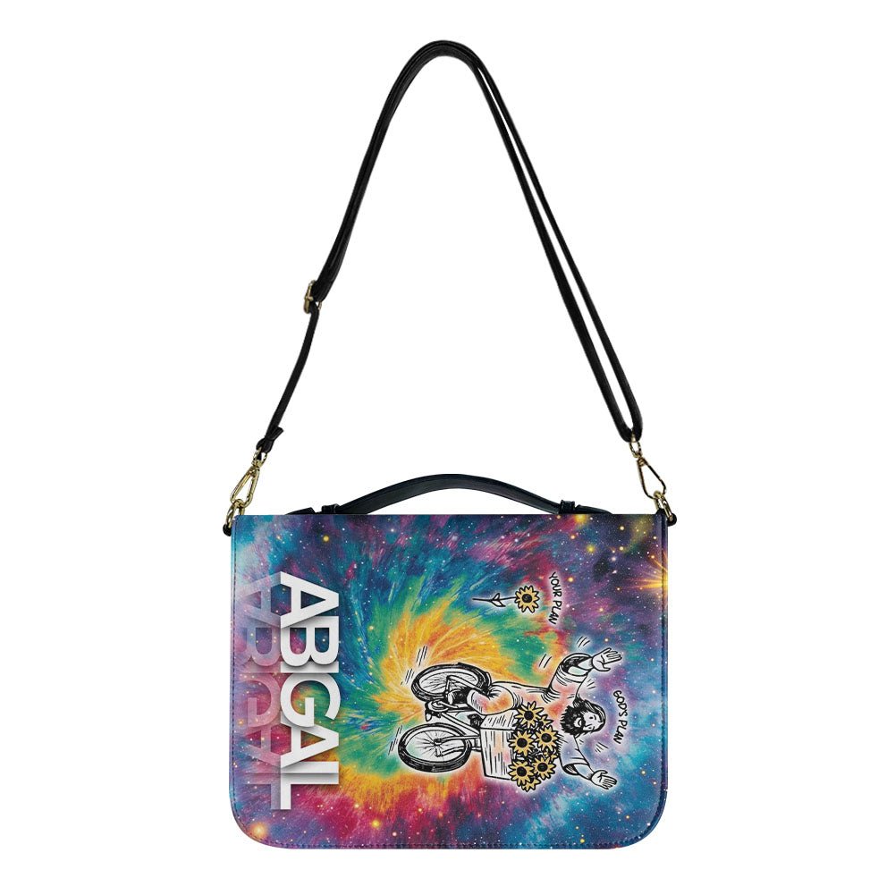 Personalized Tie-Dye God's Plans Bible Cover